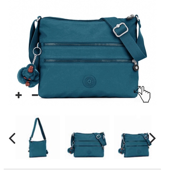 Kipling Handbags - Kipling Alvar Cross Body Bag - Gleaming Green